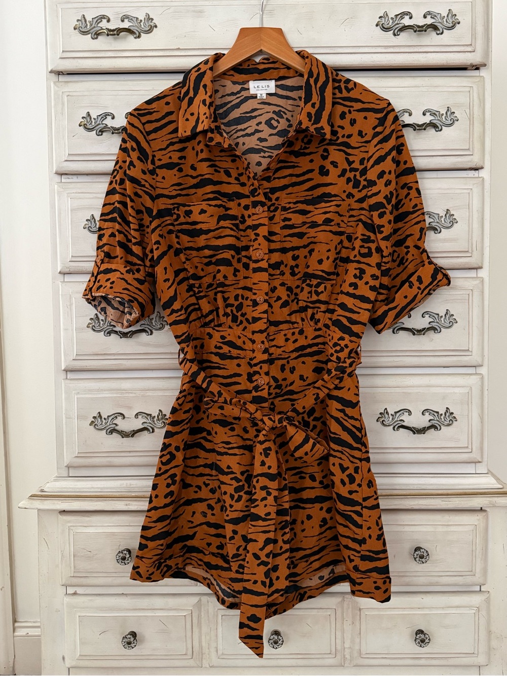Vici Animal Print Romper